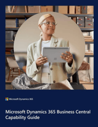 13-Microsoft Dynamics 365 Business Central Capability Guide Dynamics eGuide Cover Page