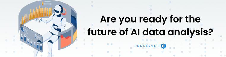 AI data analysis banner " Are you ready for the future of data and analytics"