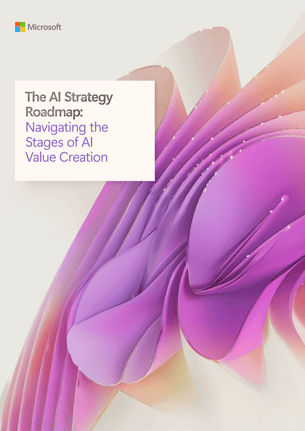 ebook cover the AI strategy roadmap navigating the stages of AI value creation