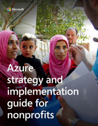 Azure Strategy and Implementation Guide for Nonprofits azure guide cover page