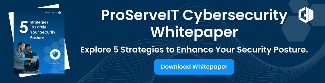 Banner on Cybersecurity Whitepaper 5 Strategies to fortify your security posture