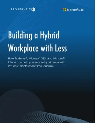 Building a Hybrid Workplace with Less Productivity eBook cover page