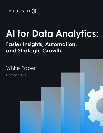 AI for data analytics data white paper cover