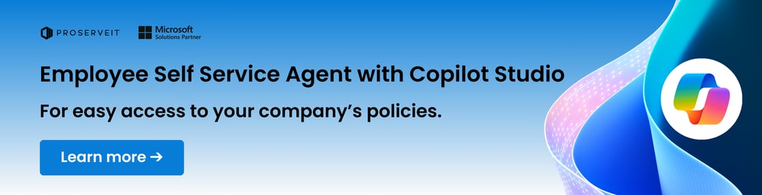 Employee Self Service Agent with Copilot Studio