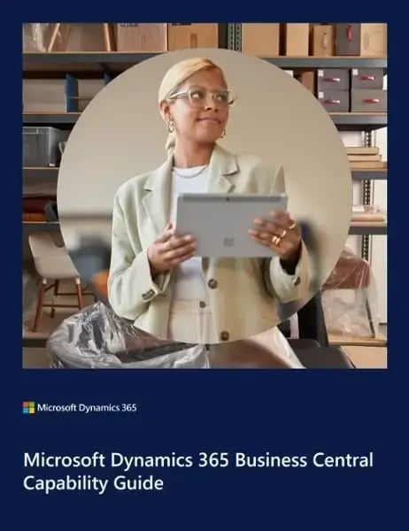 Microsoft Dynamics 365 Business Central Capability Guide