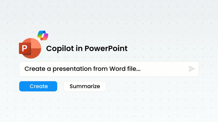 GIF Use Copilot in PowerPoint for Project management