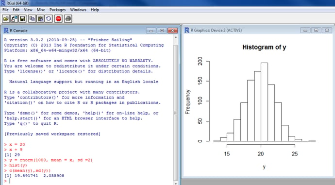 R is an open source programming language and software environment dashboard 