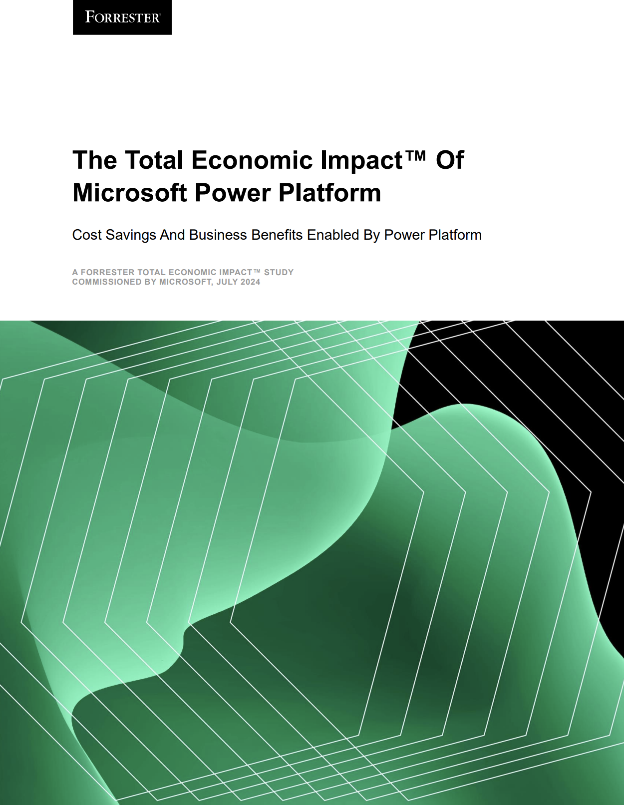 Total Economic Impact - Microsoft Power Platform cover