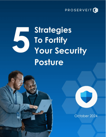 five strategies to fortify your security posture security whitepaper cover