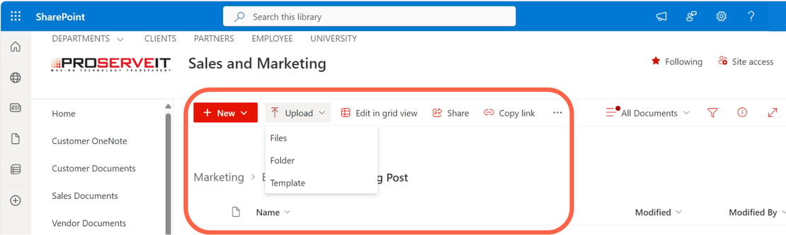 SharePoint Tutorial Tip How to Upload Files-alternative way-1