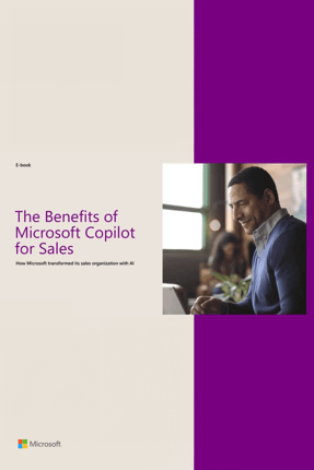 ebook cover the benefits of microsoft copilot for sales